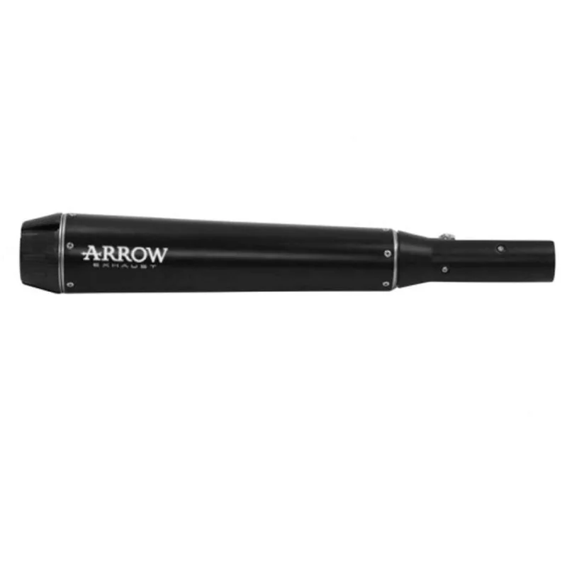 Di Tendenza Arrow Rebel Exhaust with Dark Aluminum End Cap for Yamaha XV (Bolt) 950 R (14-16)
