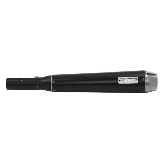 Promozione Esclusiva Arrow Rebel Exhaust with Polished Aluminum End Cap for Yamaha XV (Bolt) 950 R (14-16)