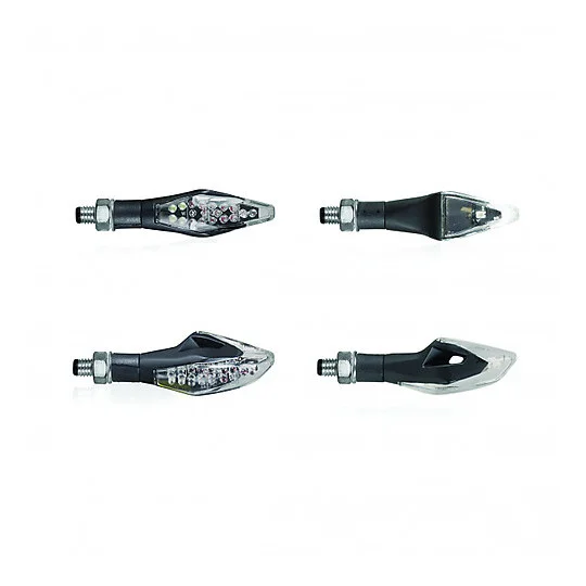 Compra Oggi Stesso Arrows Moto Chaft Wanted Led Approved Rear Black Transparent Reflector