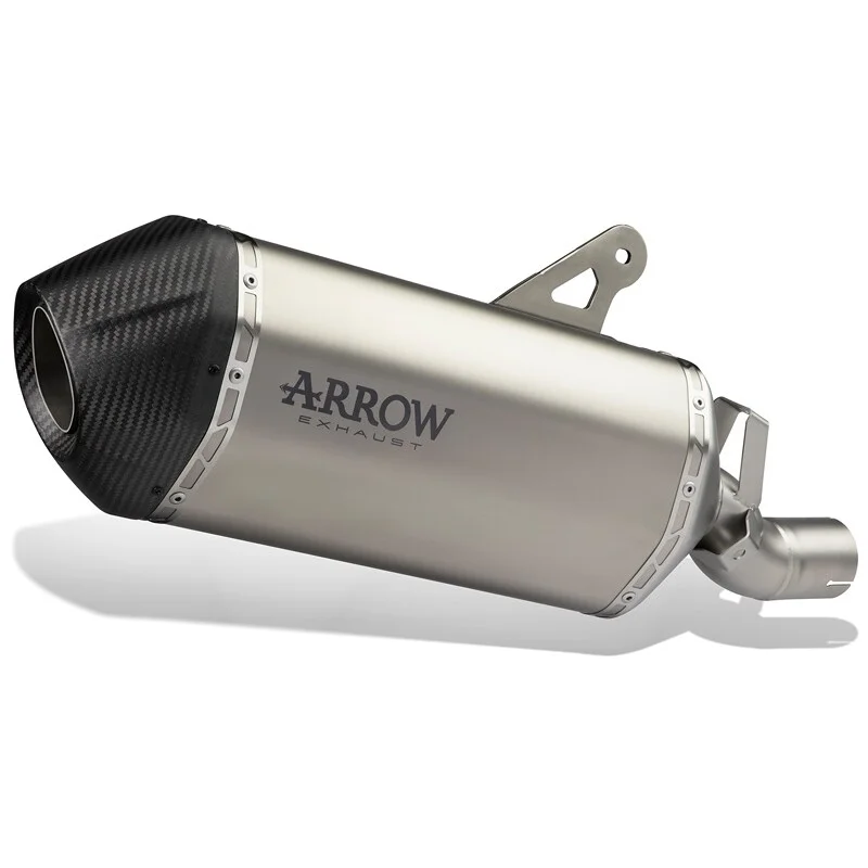 Arrow Sonora Dark titanium silencer with carby end cap For Honda Africa Twin CRF 1000 L (16-19) Reso Gratuito