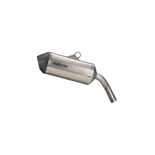 Arrow Sonora titanium exhaust with carby end cap for BMW F 750 / 850 GS (21-24) Offerta