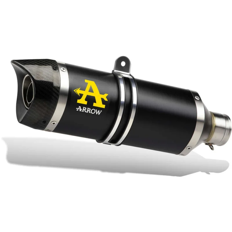 Arrow Thunder Dark Aluminum Exhaust with Carby End Cap for Honda CBR 650 F (14-18) A Buon Prezzo