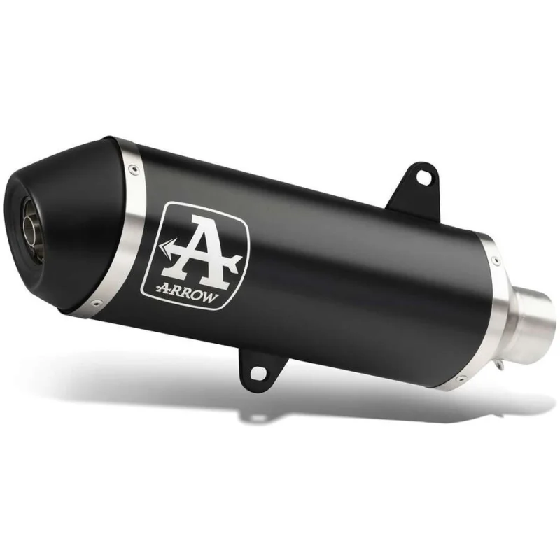 Arrow Urban Dark Aluminium Complete Exhaust with Dark End Cap for Piaggio VESPA GTS 125i.e. (21-23) Occasione Imperdibile