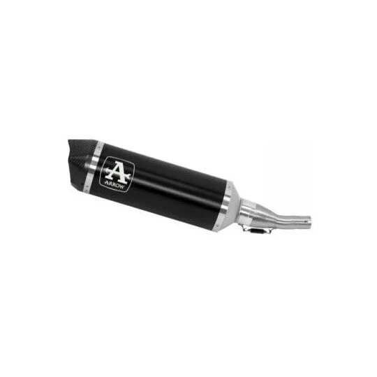 Arrow Urban Dark Aluminum Exhaust with Carby End Cap for Yamaha Tricity 300 (21-24); XMAX 300 (21-24) Compra Oggi Stesso