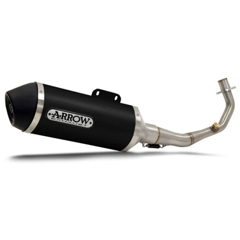 Spedizione Espresso Arrow Urban Dark Aluminum Exhaust with Dark End Cap for Honda SH 125i 2020-2023