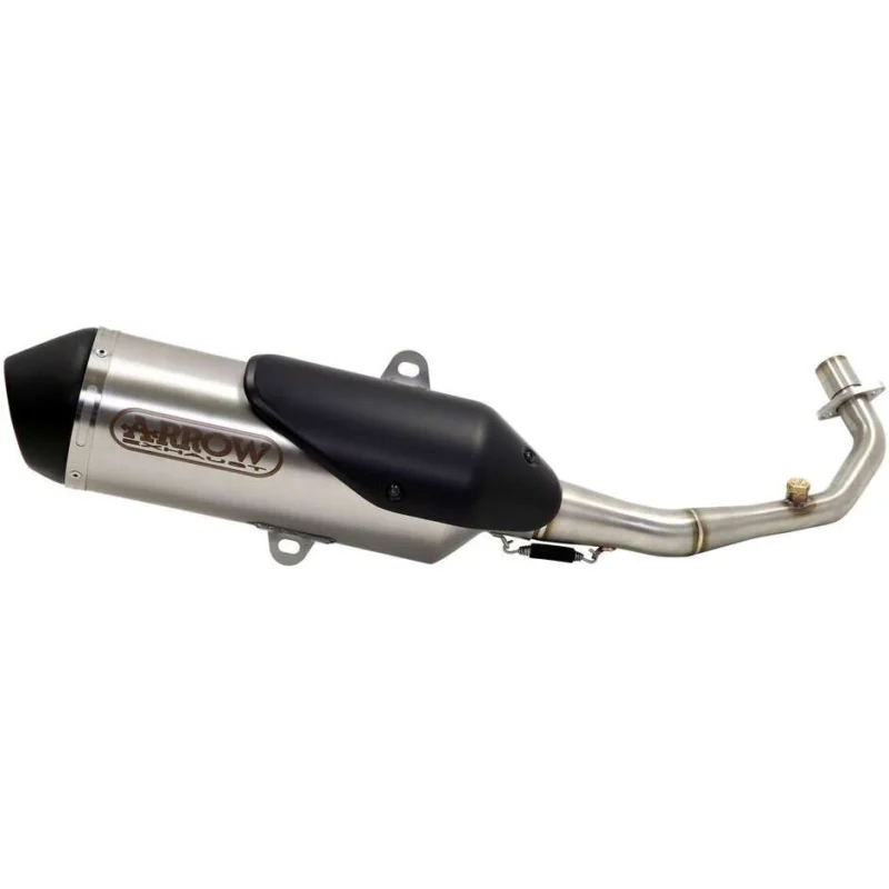 Must-Have Arrow Urban Stainless Steel Exhaust with Dark End Cap for SYM CruiSym 300 (17-20)