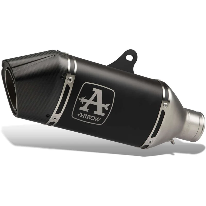Super Prezzo Arrow Veloce Dark Aluminum Exhaust Muffler for Triumph Tiger 900 (20-23); Tiger 850 (20-24)