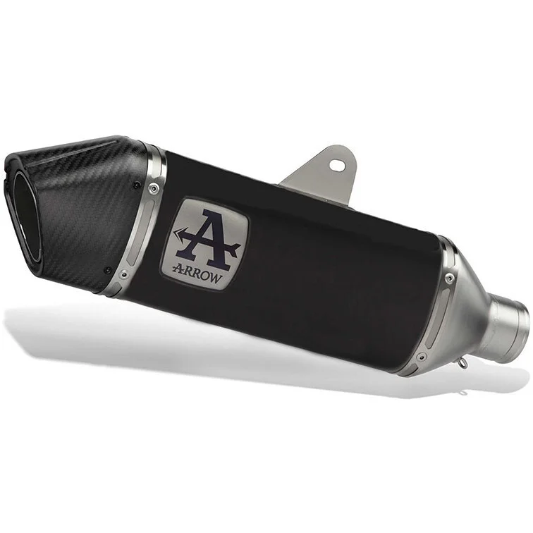 Consegna Rapida Arrow Veloce Dark Aluminum Slip-On Exhaust for Triumph Tiger 900