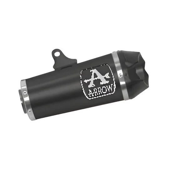 Ultima Occasione Arrow Works Dark Nichrom Exhaust with Carby End Cap for Yamaha MT-07 (21-24) / TRACER 700 (20-24)