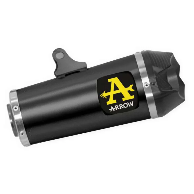 Popolare Arrow Works Dark Nichrom Exhaust with Carby End Cap for Yamaha MT-09 (21-23)