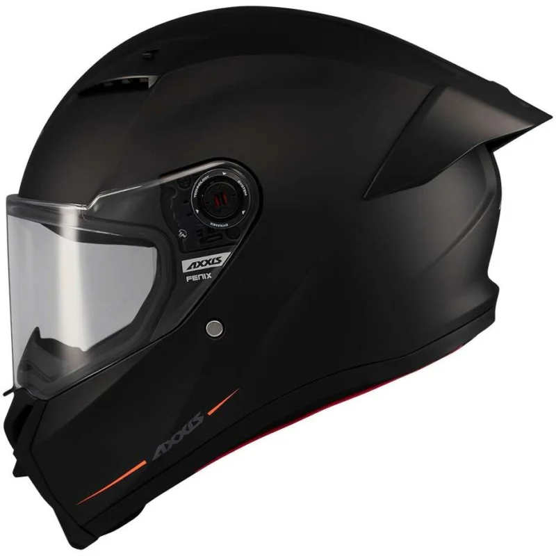 Più Venduto Axxis FF132 Fenix Solid A1 Full Face Motorcycle Helmet, Matte Black