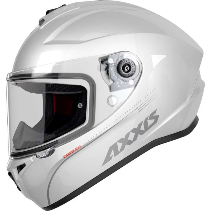 Offerta Del Giorno Axxis Full Face Motorcycle Helmet ff112d Draken s Solid V2 A10 White
