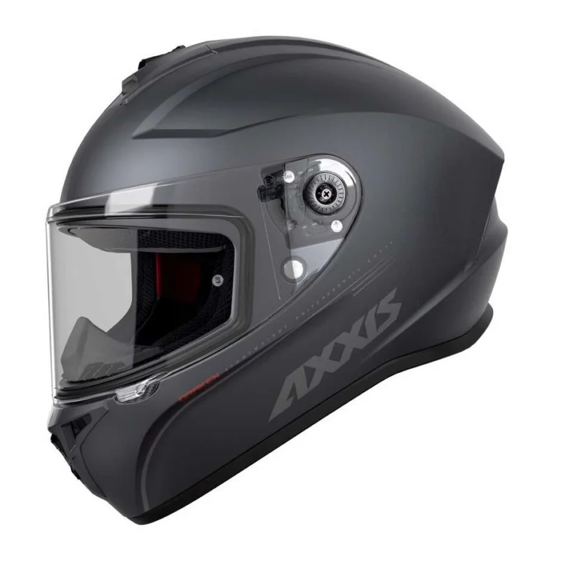 Axxis Full Face Motorcycle Helmet ff112d Draken s Solid V2 A12 Matt Titanium Prezzo Di Fabbrica