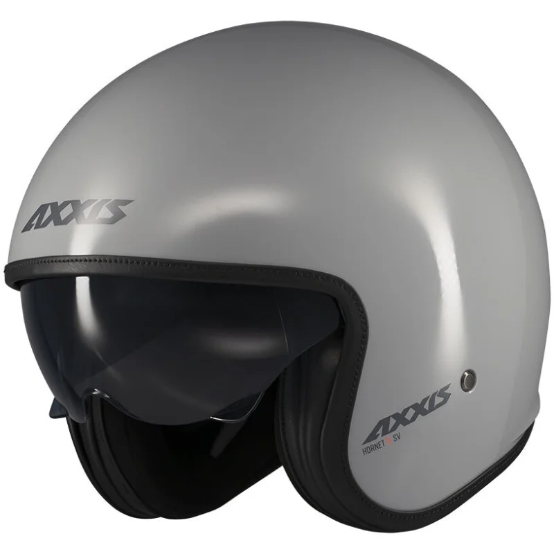 Axxis Jet of507 Hornet S Sv Solid A2 Gray Motorcycle Helmet Must-Have