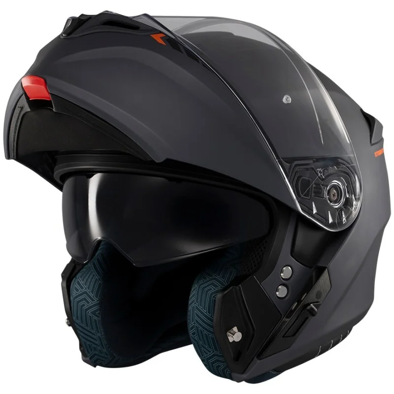Axxis Modular Motorcycle Helmet ff938sv Storm S Sv Solid A2 Matt Titanium Offerta Del Giorno