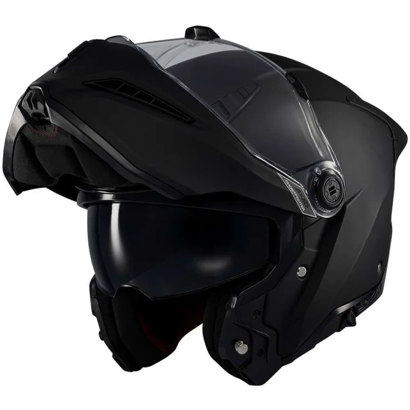 Axxis Modular Motorcycle Helmet fu409 SV Ghostfighter Solid A1 Matte Black Offerta Speciale