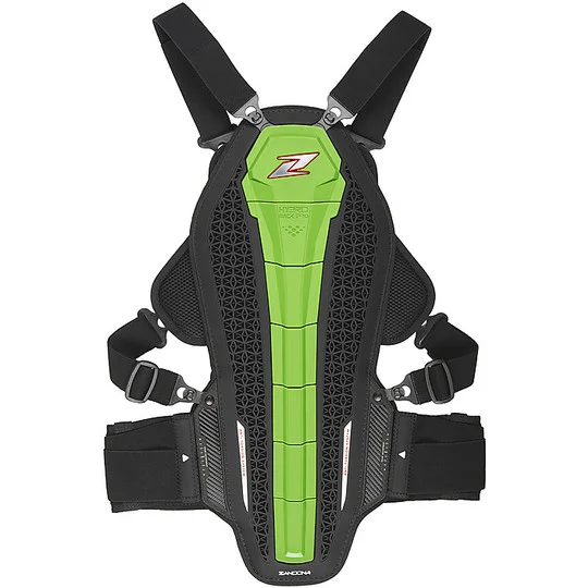 A Buon Prezzo Back + Chest Protection Body Armor Moto Zandonà HYBRID ARMOR x7 Green Level 2