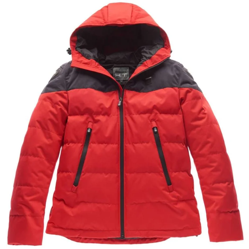 Baluer Winter Motorcycle Down Jackets EASY WINTER MAN 2.0 Red Blue Reso Gratuito