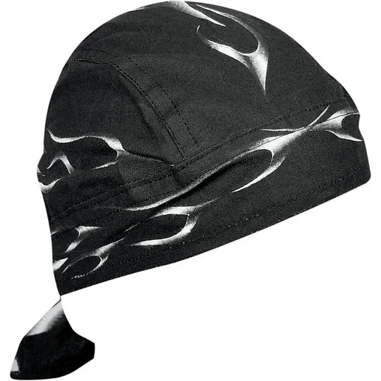 Bandana Balaclava Motorcycle Zanheadgear Flydanna Flame Black Promozione