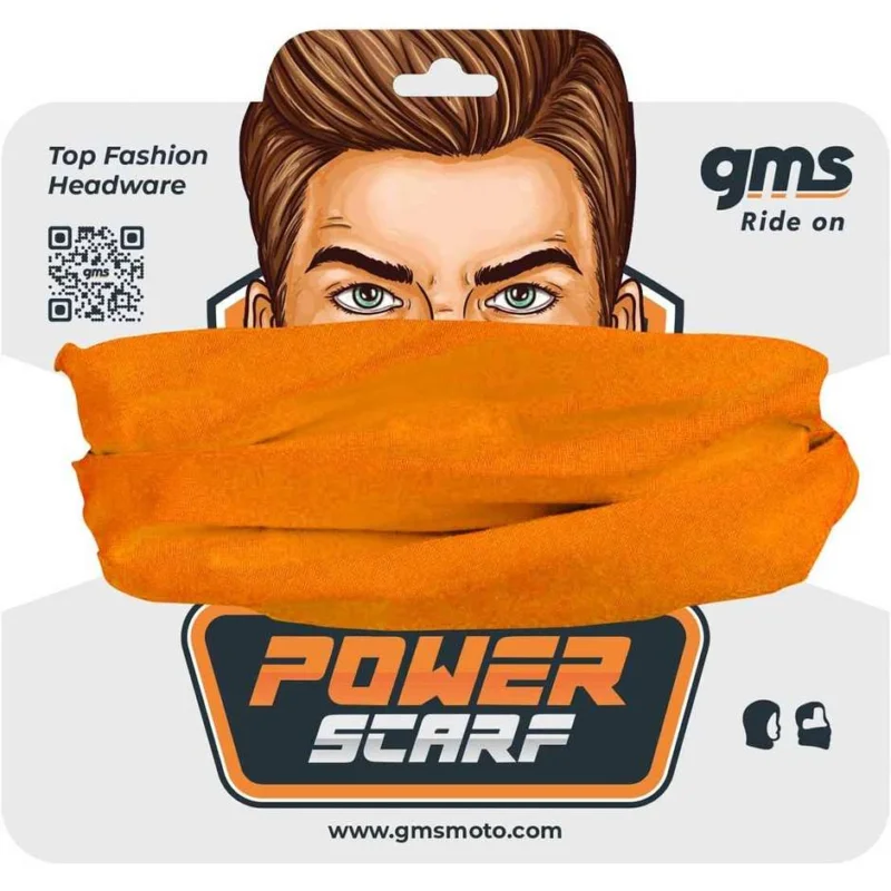 Band Strap Collar Moto Gms BAUMWOLLE Orange Pagamento Sicuro