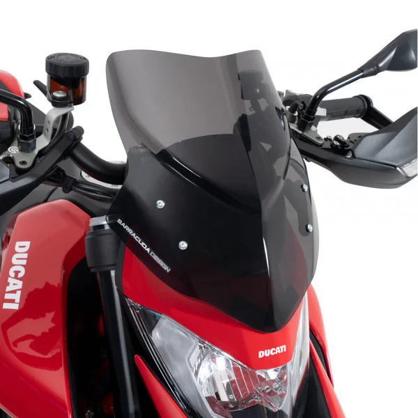 Solo Oggi Barracuda Aerosport Dark Smoked Windshield for Ducati Hypermotard 950 (2020-21)