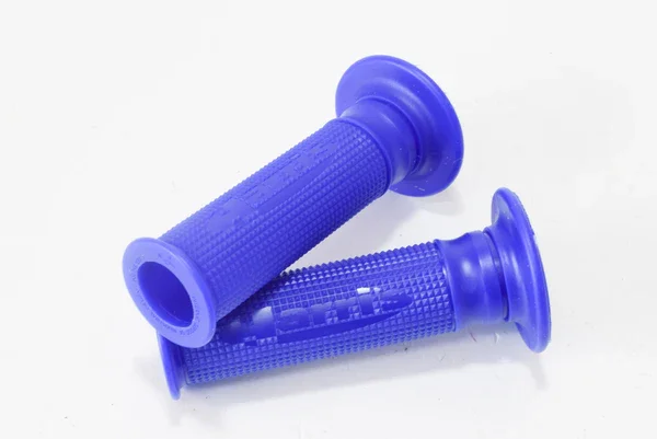 02632AFA - COPPIA MANOPOLE HARRI'S STRADA FORATE BLU Prezzo Di Fabbrica