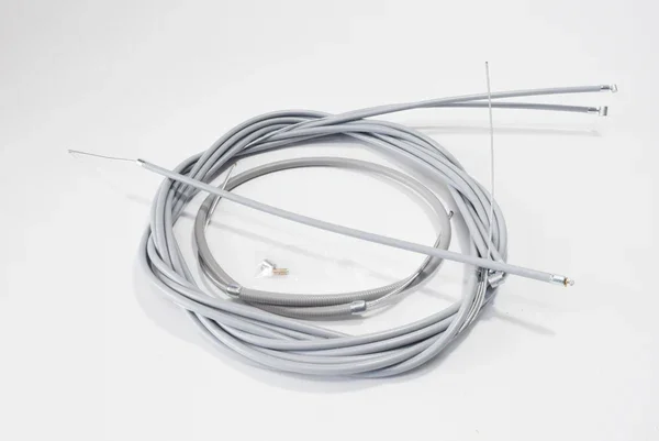 L108 - SERIE GUAINE CAVI LAMBRETTA LI 125-150- 1-2-3-SERIE-125-150 SPECIAL-SX 150-200 COLORE GRIGIO Direttamente Dal Produttore