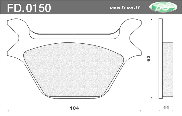 FD0150 - PASTIGLIE FRENO Consegna Rapida