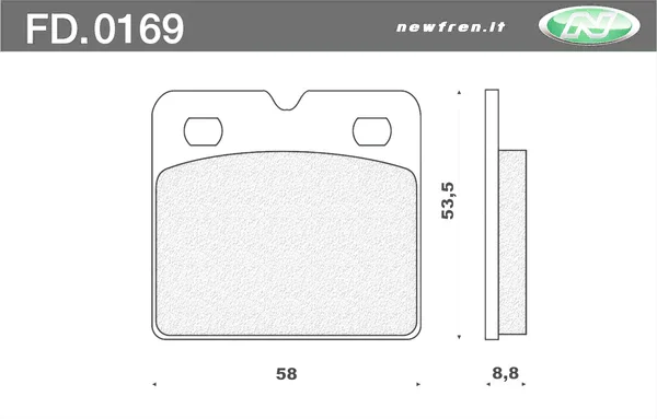 Spedizione Espresso FD0169 - PASTIGLIE FRENO ANT. O POST. BMW K100 RS