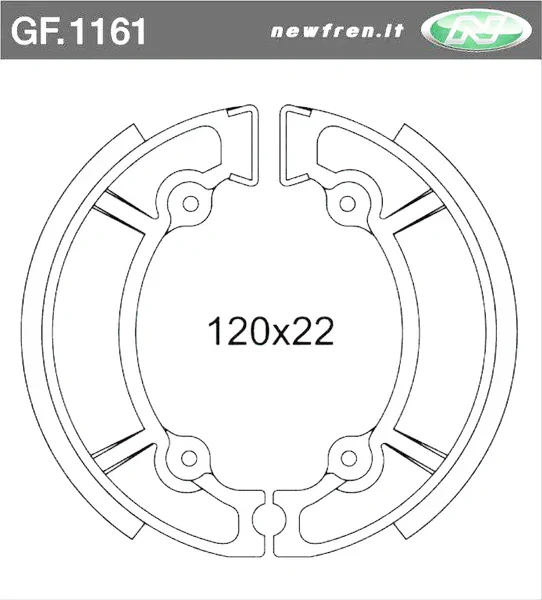 GF1161 - GANASCE FRENO POST. SUZUKI RM 125 1981> Subito Disponibile