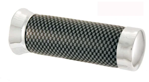 184160200 - COPPIA MANOPOLE CUSTOM CARBON LOOK IN PVC LUNGHEZZA 12 Compra Adesso