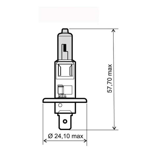 Pagamento Sicuro 246510035KIT3PZ - LAMPADA 12V-55W H1 OMOLOGATA