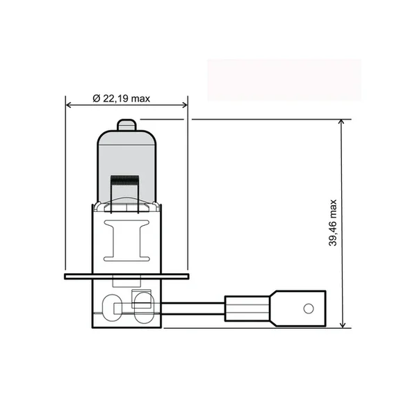 246510045KIT3PZ - LAMPADA 12V-55W H3 OMOLOGATA Non Perdere