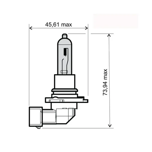 246510095KIT3PZ - LAMPADA 12V-65W HB3 BIANCA Economico