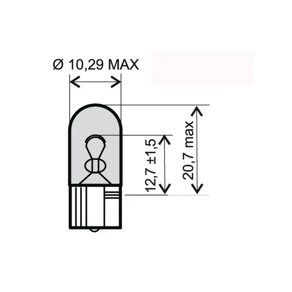 246510280KIT3PZ - LAMPADA 12V-5W 1X9 5D Prezzo Di Fabbrica