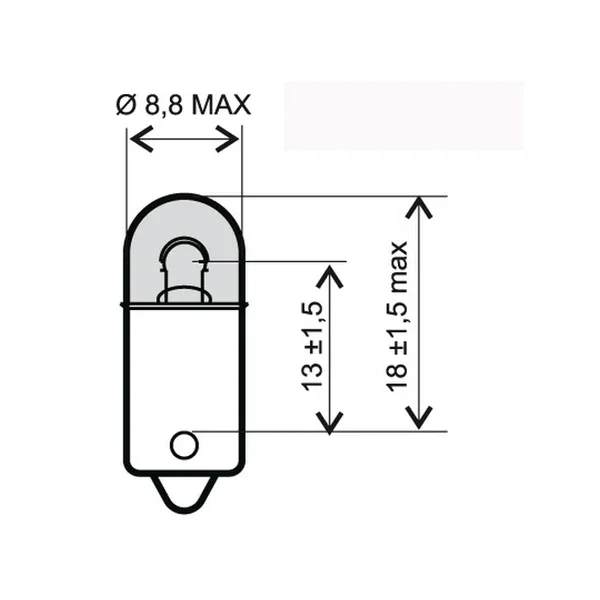 246510335KIT3PZ - KIT 3 LAMPADE 'RMS' 6V-4W BA9S Esclusivo