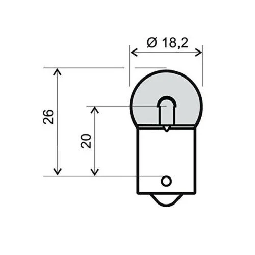 Miglior Prezzo 246510655KIT3PZ - KIT 3 LAMPADE A CIPOLLA 6V-10W BA15S