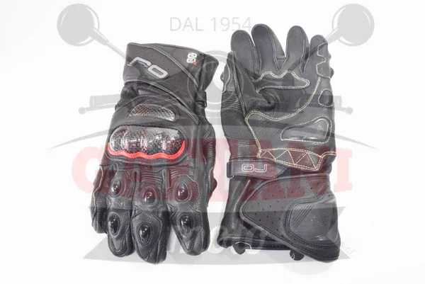 Offerta Lampo JG1270 - GUANTI IN PELLE MOTO BLACK