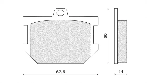 DP2028 - PASTIGLIE FRENO ANTERIORE XS 650 1977>1981 Reso Gratuito