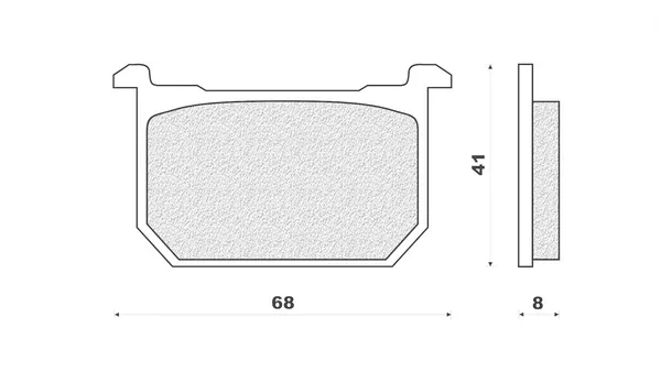Compra Adesso DP2046 - SERIE PASTIGLIE FRENO ANTERIOREZ 1100 1982>1983