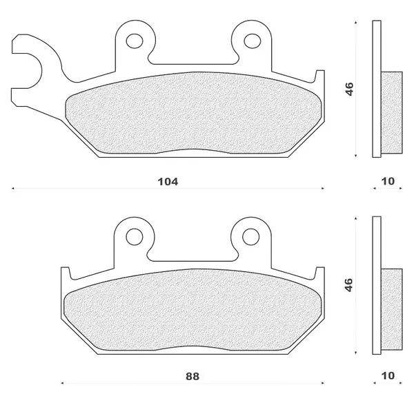 Compra Oggi Stesso DP2119 - PASTIGLIE FRENO MOTO YAMAHA TZR 50 96>02