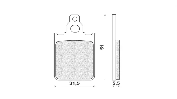 DP2131 - PASTIGLIE FRENO MOTO 'FORMA' PERCOMPAY 50 Saldi