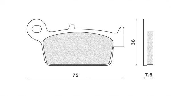 Novità DP2132 - PASTIGLIE FRENO HONDA NSR 75 NS-1 92>00