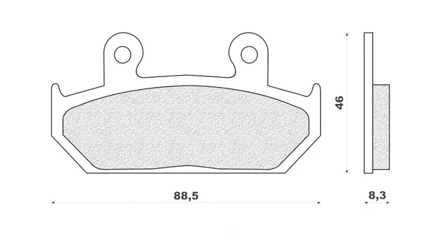 DP2136 - PASTIGLIE FRENO FORMA MOTO CB250 Prezzo Ridotto