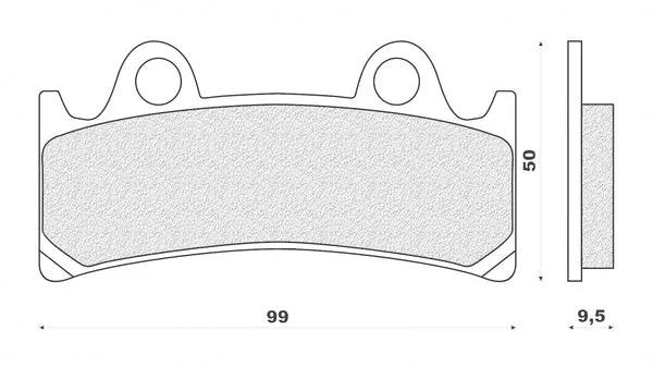 Promozione Esclusiva DP2152 - PASTIGLIE FRENO ANTERIORE FORMA PER FZR 1000 R 1994>1995