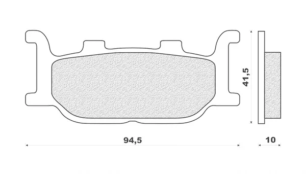 Spedizione Gratuita DP2153 - PASTIGLIE FRENO T-MAX 500 XP 04>07