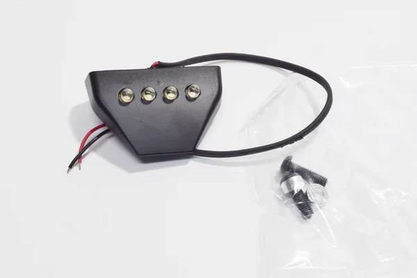 Reso Gratuito 8001 - LED PORTATARGA NERO MOTO/SCOOTER UNIVERSALE
