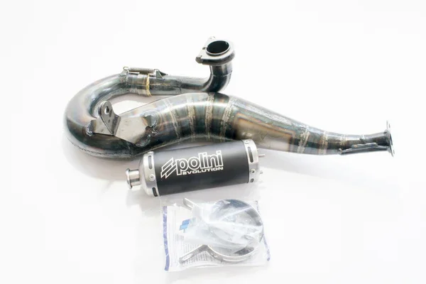 Prezzo Basso 2000306 - MARMITTA MODELLO EVOLUTION POLINI PIAGGIO VESPA PX 125-150 - VESPA 125 TS - SPRINT VELOCE - LML STAR DELUXE 125-150 2T