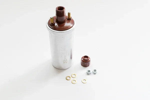 Ultime Pezzi E86402 - BOBINA ALTA TENSIONE ADATTABILE IMPIANTO CEV-DANSI-DUCATI CORRENTE CONTINUA 12 VOLT LAMBRETTA LI 125-150