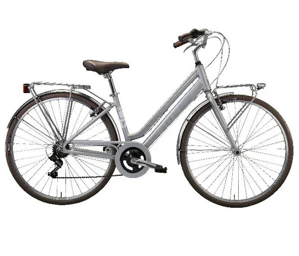 15.CHO.04.D - BICI DONNA KLASS BIKE CHOCOLATE 7V DA 28'' grigio/silver Spedizione Gratuita